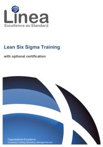 Lean Six Sigma Trainings