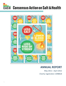 annual report - Consensus Action on Salt and Health