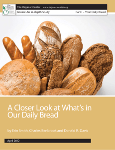 A Closer Look at What's in Our Daily Bread
