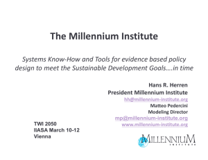 The Millennium Institute