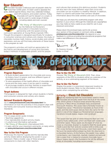 The SToRy of ChoColATe