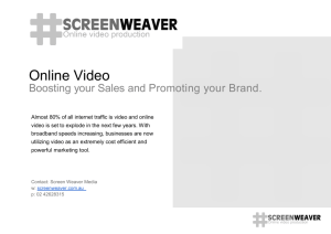 Screenweaver.com.au Video Online Video Boosting Your Sales And