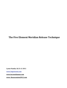 The Five Element Meridian Release Technique