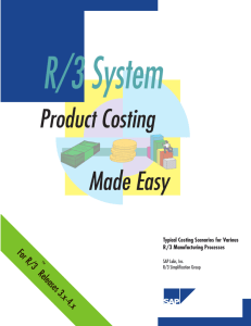 Product Costing Made Easy
