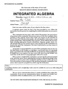 integrated algebra