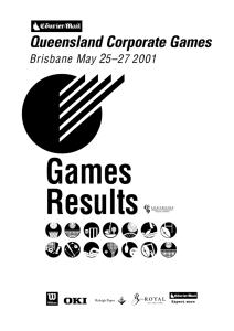 Queensland Corporate Games
