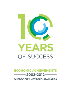 economic achievements - Québec International