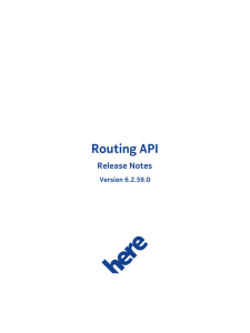 Routing API v6.2.59.0