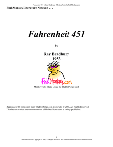 Fahrenheit 451 - Introduction to Literature 131