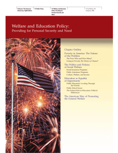 Welfare and Education Policy - McGraw Hill Learning Solutions