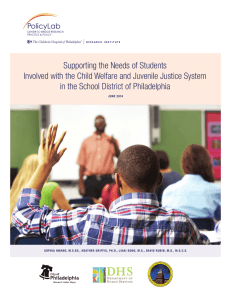 Supporting the Needs of Students Involved with the Child Welfare