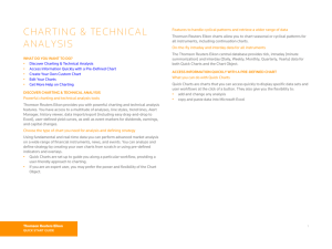 Thomson Reuters Eikon Quick Start Guide to Charting and