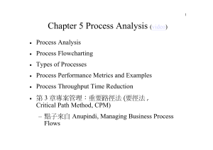 Chapter 5 Process Analysis