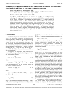 Semiclassical approximations for the calculation of thermal rate
