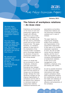 The future of workplace relations