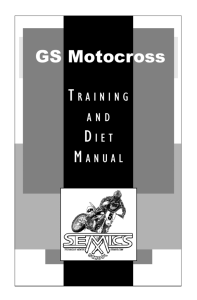 Gary Semics Training & Diet Manual