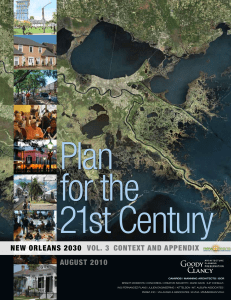 New OrleaNs 2030 vOl. 3 cONtext aNd appeNdix aUGUst 2010
