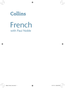 Collins Paul Noble French booklet