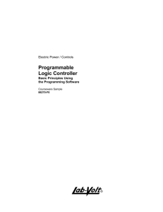 Programmable Logic Controller - Lab-Volt