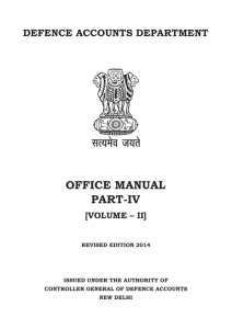 OFFICE MANUAL PART-IV