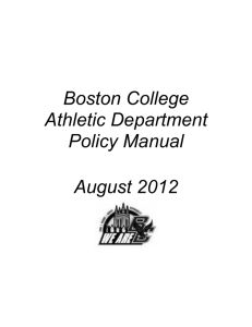 Boston College Department of Athletics