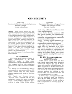 GSM Security - Department of Math & Computer Science