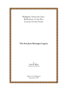 The San Juan Batangas Legacy