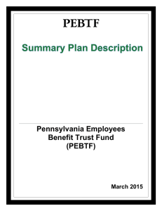 Pennsylvania Employees Benefit Trust Fund (PEBTF)