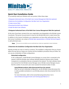 Quick Start Installation Guide