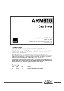 ARM610 - home.marutan.net