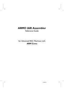 ARM IAR Assembler