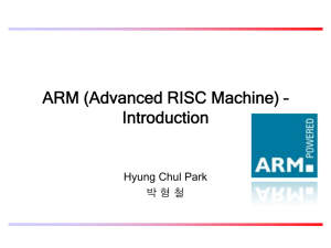 ARM (Advanced RISC Machine) – Introduction