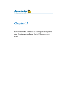 17. Environmental and Social Management System and