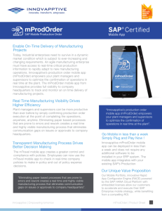 Product Sheet - Innovapptive