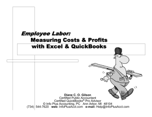 Employee Labor: Measuring Costs & Profits with Excel