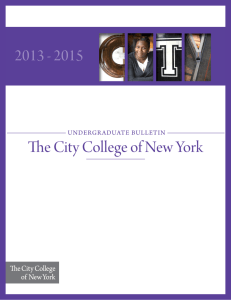 2013-2015 Undergraduate Bulletin