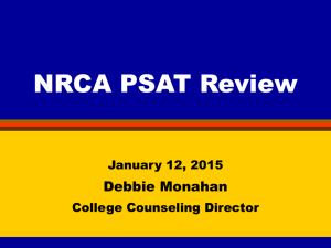 PSAT results meeting 2015 revised