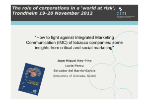 "How to fight against Integrated Marketing Communication (IMC) of