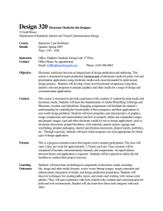 Syllabus - Advanced Computing Center for the Arts and Design
