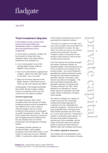 Fladgate Trusts & Private Capital Newsletter July 2012