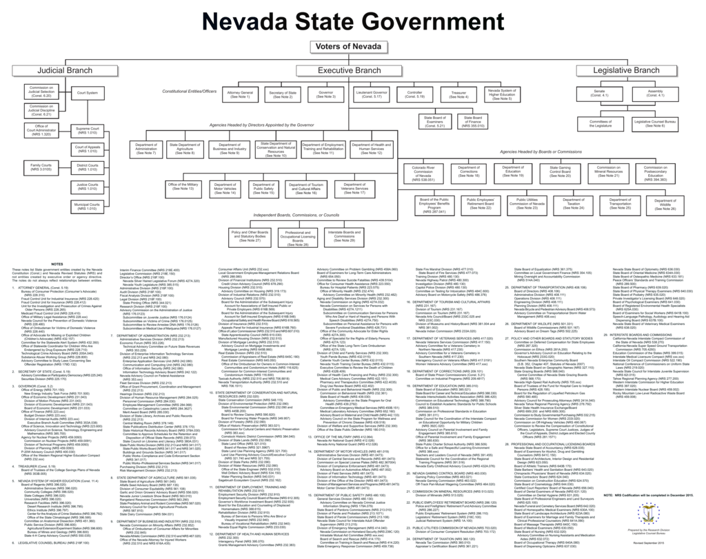 Organization Of State Government Chart