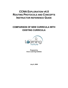 EXISTING CCNA INSTRUCTOR INFORMATION