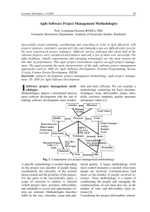 Agile Software Project Management Methodologies