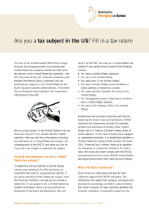 Are you a tax subject in the US? Fill in a tax return