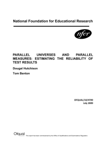 Parallel Universes and Parallel Measures