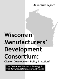 Wisconsin Manufacturers' Development Consortium: