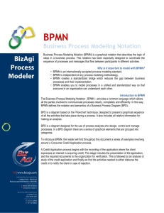 BPMN (Business Process Modeling Notation –BPMN-)