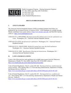 HID Exam Bibliography - Minnesota Department of Health
