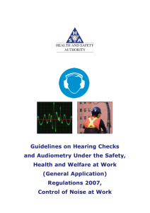 Audiometry - Health and Safety Authority