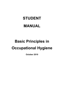 Student manual